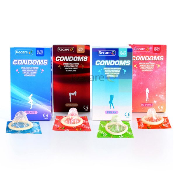 dotted condom with attractive design