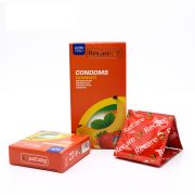 flavor and colored sex product condom